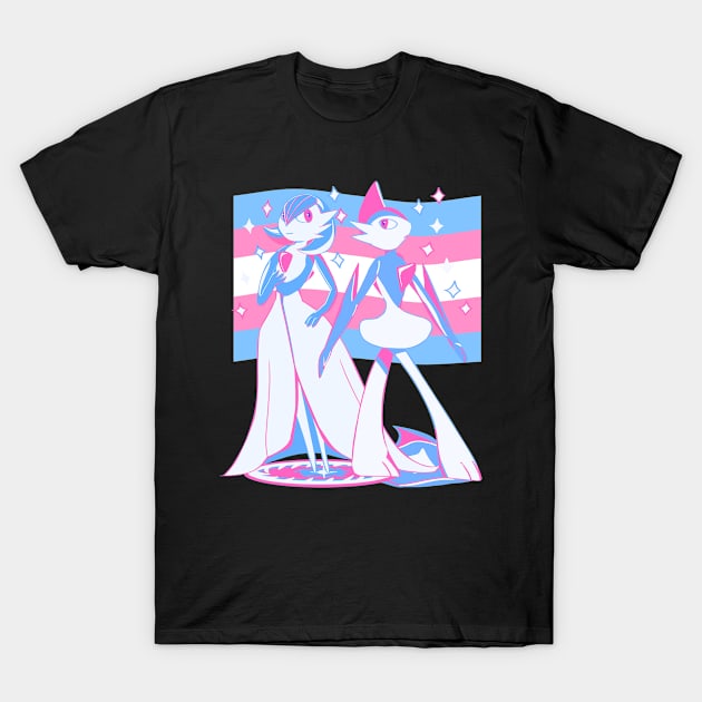 Double Trans Pride! T-Shirt by PrimaDiva Official